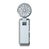 [PRE-ORDER] AirZee Max- High Speed Turbo Foldable USB Fan with Cooling Conductor Metallic Silver White / Metallic Baby Blue