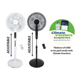 [Climate Voucher] 16” DC Stand Fan with Remote