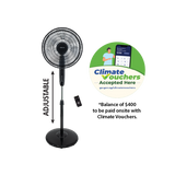 [Climate Voucher] 16” DC Stand Fan with Remote