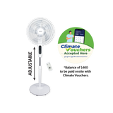 [Climate Voucher] 16” DC Stand Fan with Remote