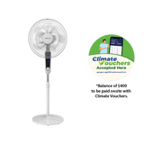 [Climate Voucher]  16” DC Stand Fan with Remote