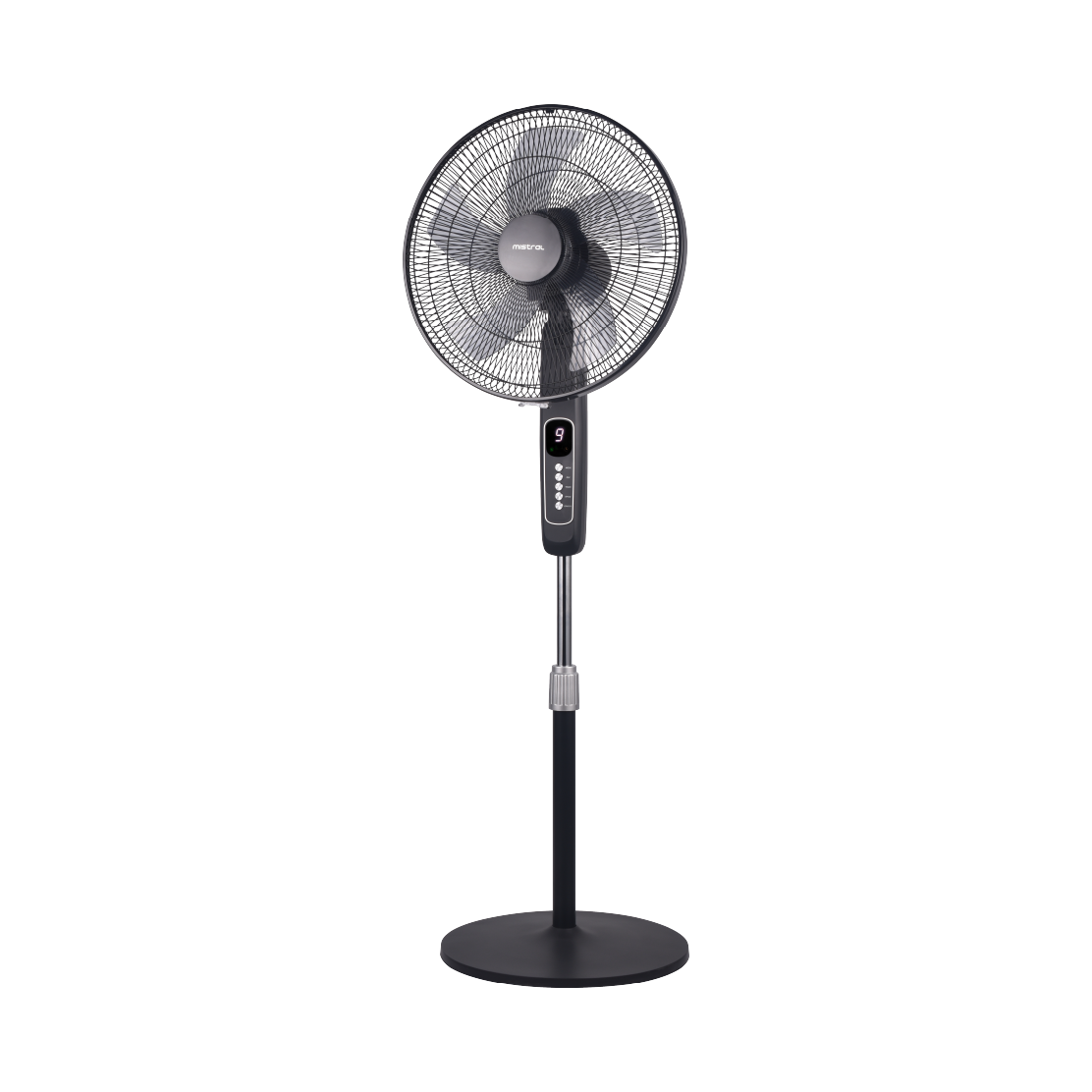 16" DC Stand Fan with Remote - Black