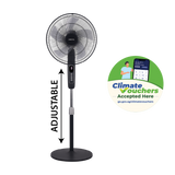 [Climate Voucher] 16" DC Stand Fan with Remote - Black
