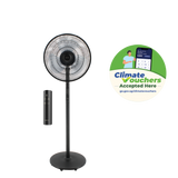 [Climate Voucher] Matt Black Gen 1 - 16" DC Stand Fan with Remote