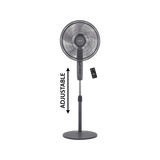 16" DC Stand Fan With Remote