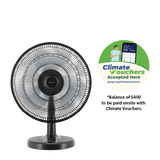 [Climate Voucher] Matt Black Gen 1 - 16" DC Table Fan with Remote
