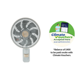 [Climate Voucher] 12” DC High Velocity Wall Fan with WIFI & Remote