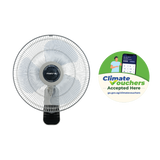 [Climate Voucher] 16" DC Wall Fan with Remote Control Grey