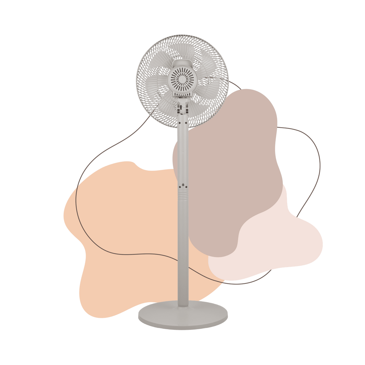 12" DC High Velocity Stand Fan with Remote