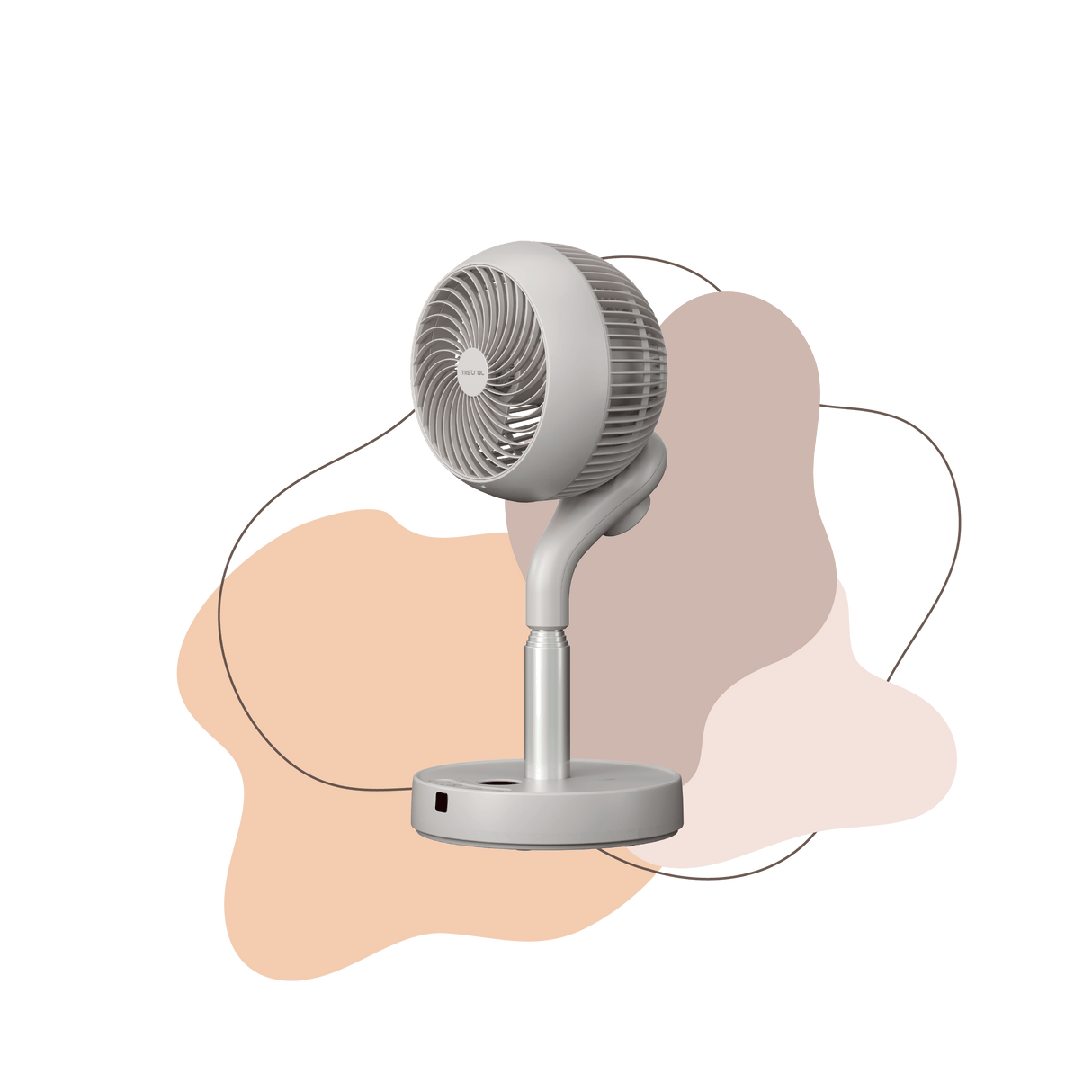 6" DC High Velocity Desk Fan with Remote