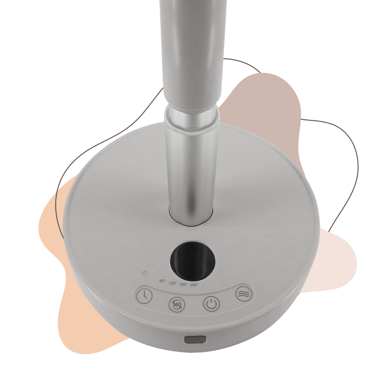 6" DC High Velocity Desk Fan with Remote