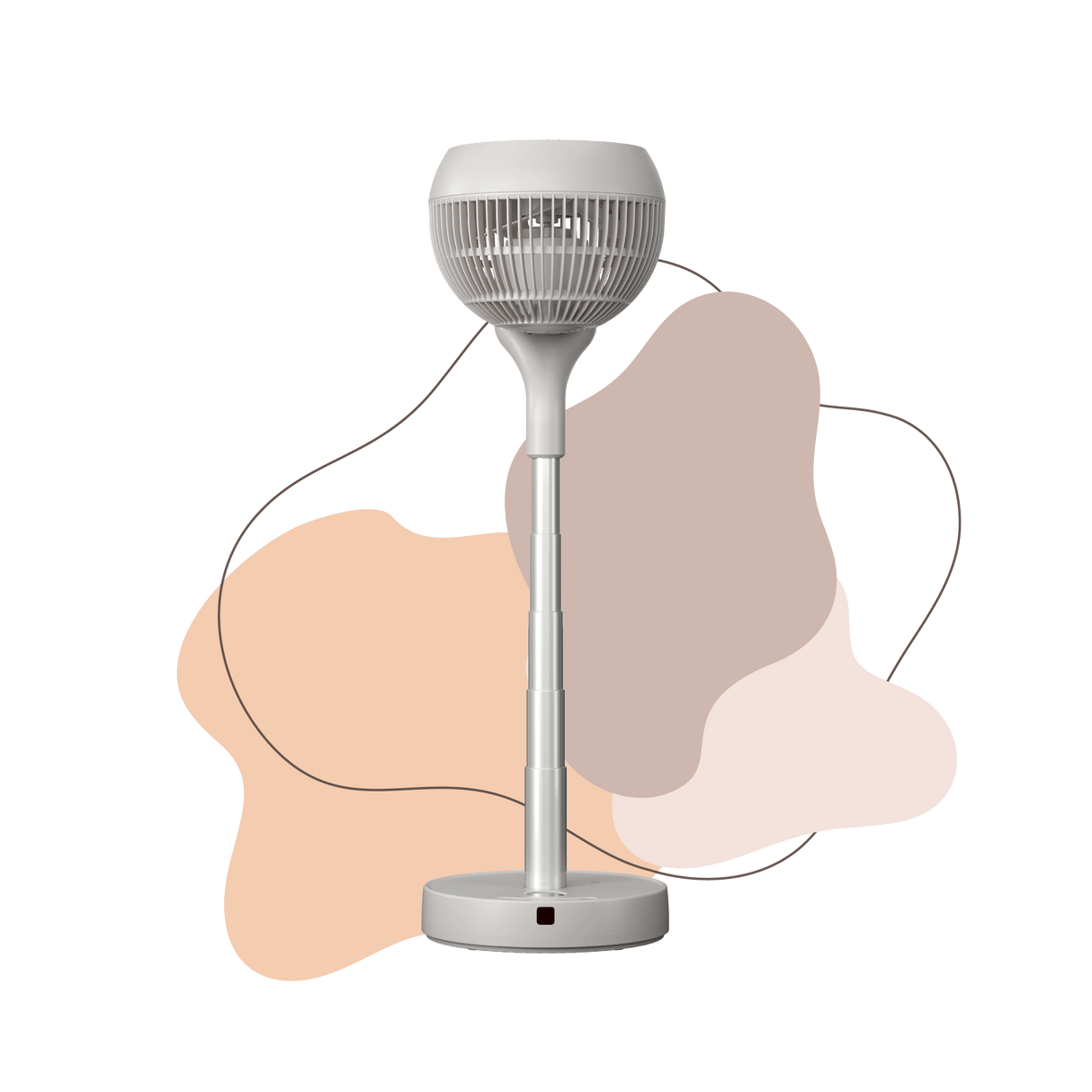 6" DC High Velocity Desk Fan with Remote