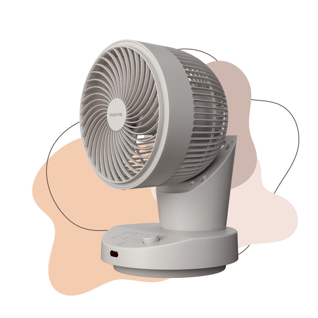 6" DC High Velocity Desk Fan with Remote