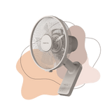 12" DC High Velocity Detachable Wall Fan with Remote