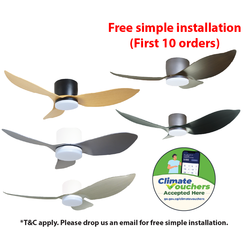 [Climate Voucher]  36” 3-Blades Ceiling Fan