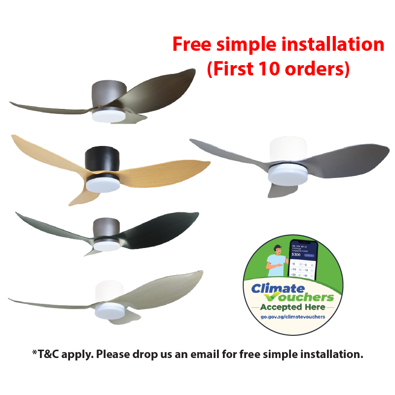 [Climate Voucher]  46” 3-Blades Ceiling Fan