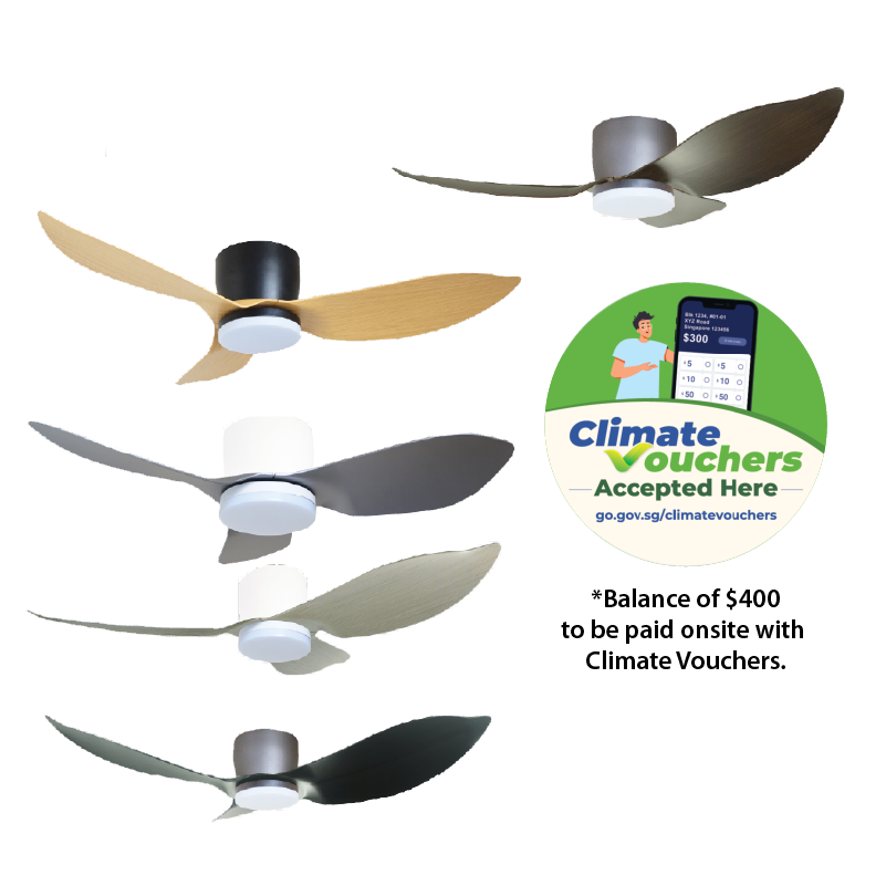 [Climate Voucher]  36” 3-Blades Ceiling Fan