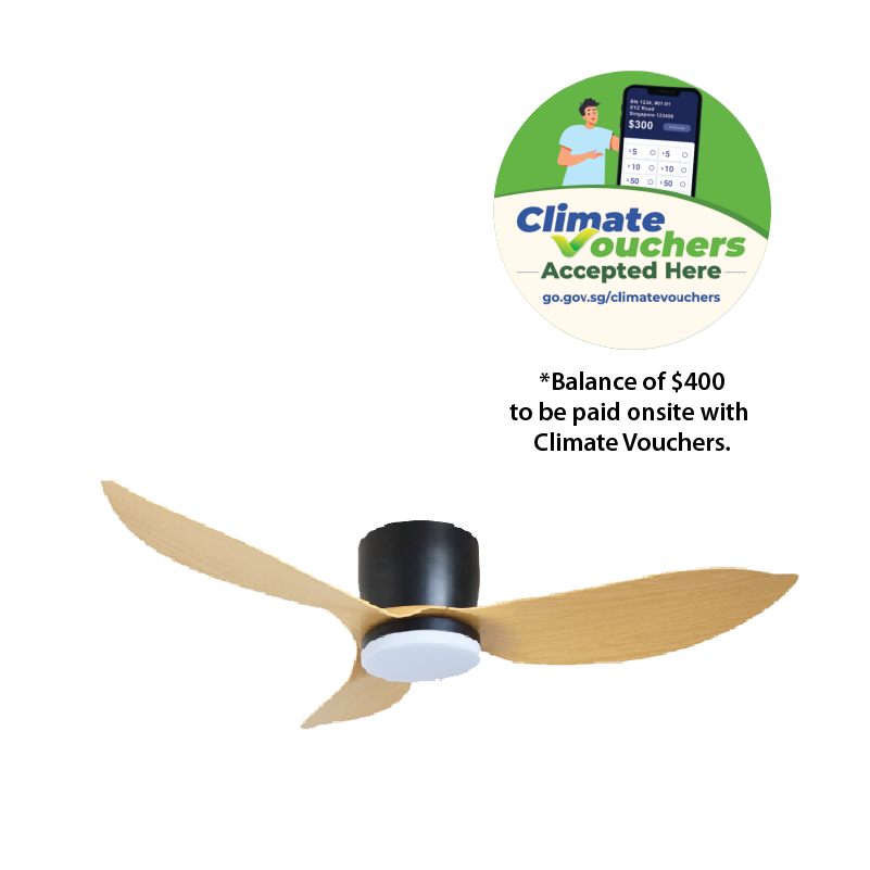 [Climate Voucher]  36” 3-Blades Ceiling Fan