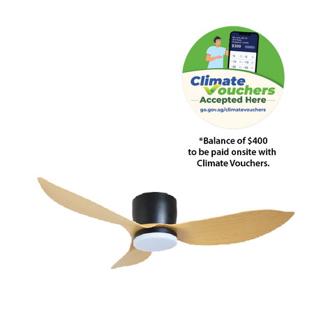 [Climate Voucher]  36” 3-Blades Ceiling Fan