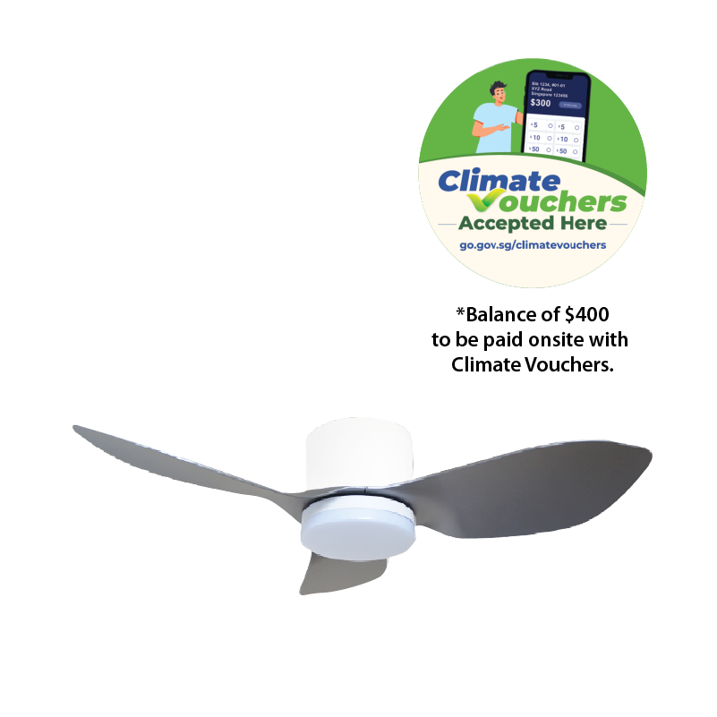 [Climate Voucher]  36” 3-Blades Ceiling Fan