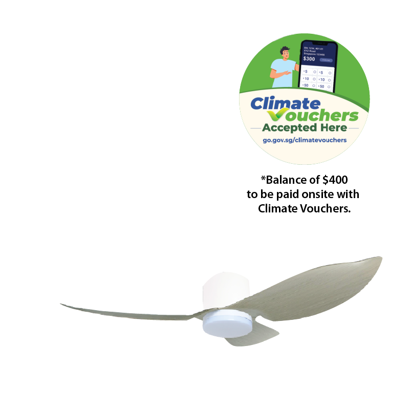 [Climate Voucher]  36” 3-Blades Ceiling Fan