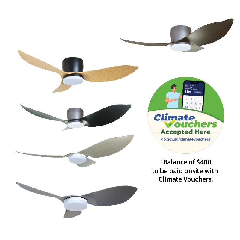 [Climate Voucher]  46” 3-Blades Ceiling Fan