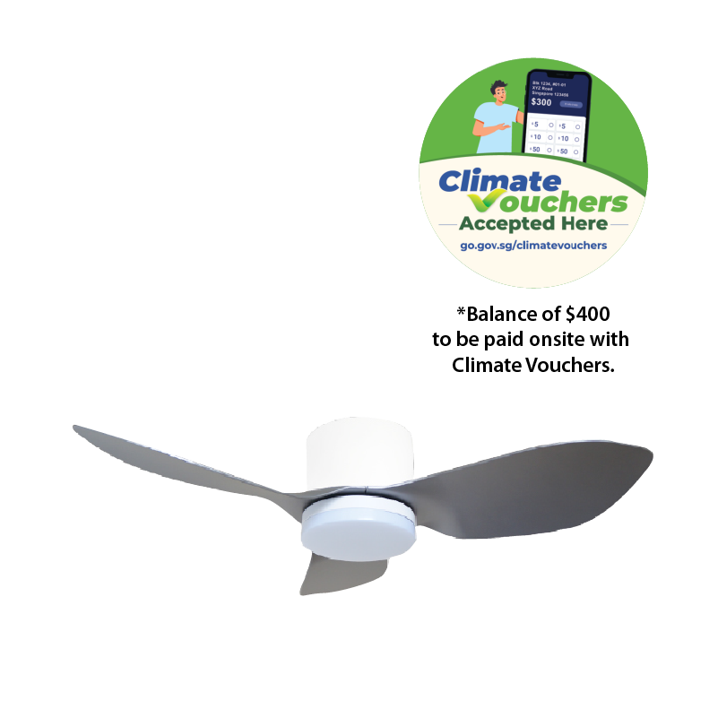 [Climate Voucher]  46” 3-Blades Ceiling Fan