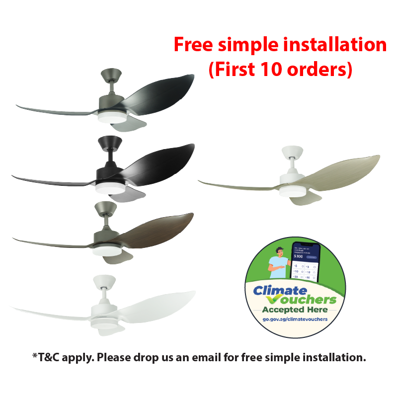 [Climate Voucher] 36” 3-Blades Ceiling Fan