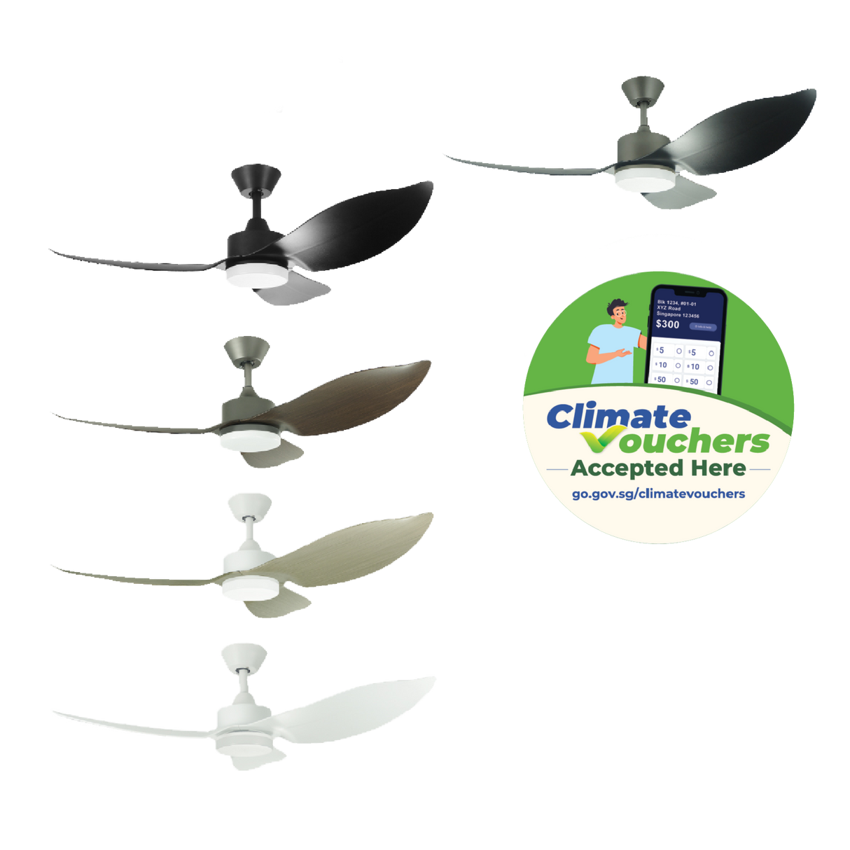 [Climate Voucher] 46” Ceiling Fan