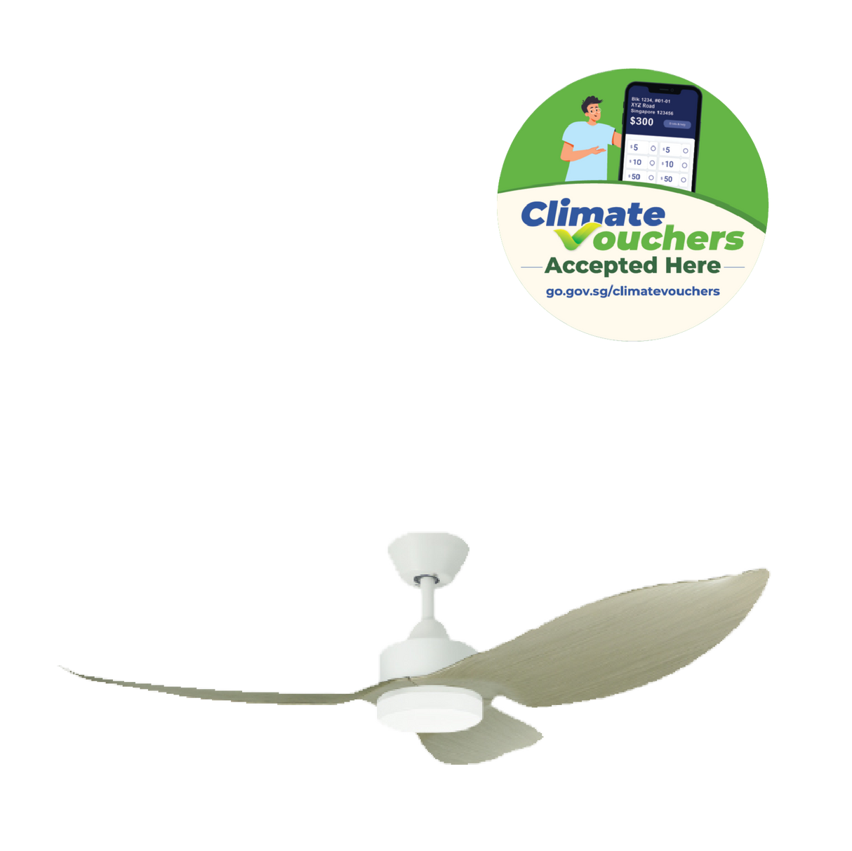 [Climate Voucher] 46” Ceiling Fan