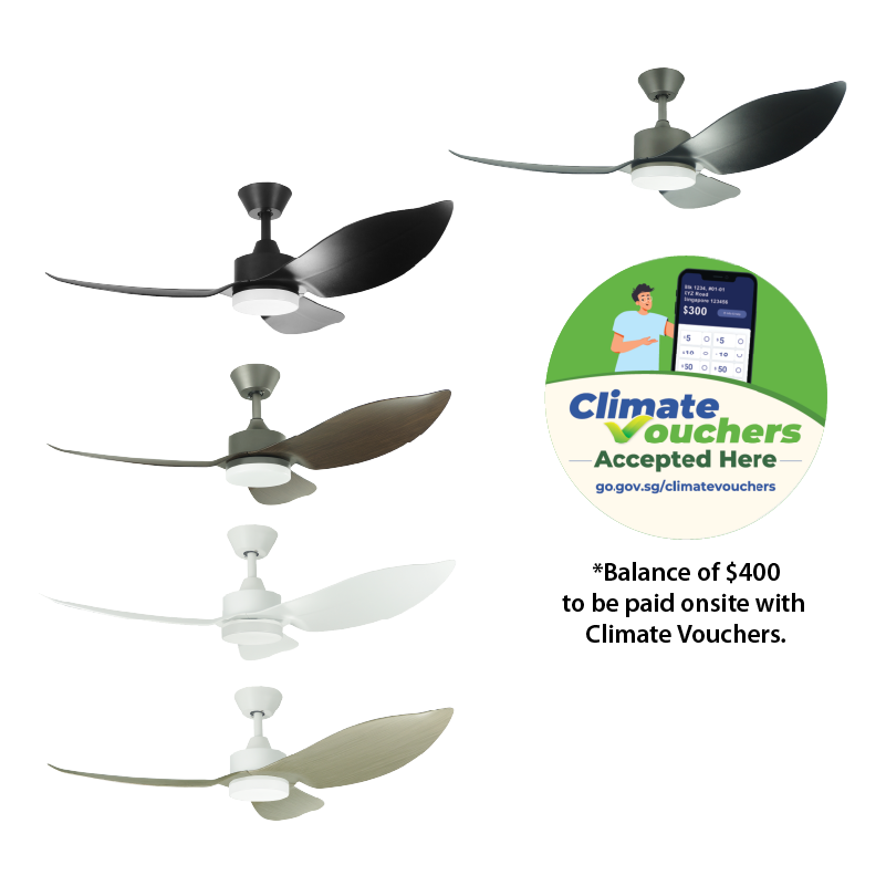 [Climate Voucher] 36” 3-Blades Ceiling Fan