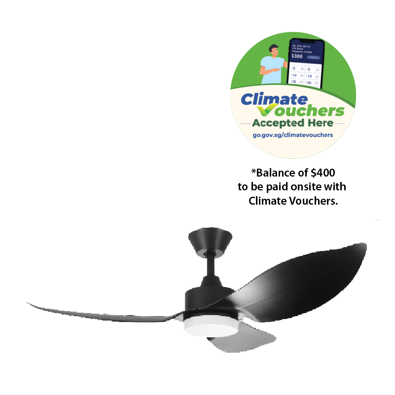 [Climate Voucher] 36” 3-Blades Ceiling Fan