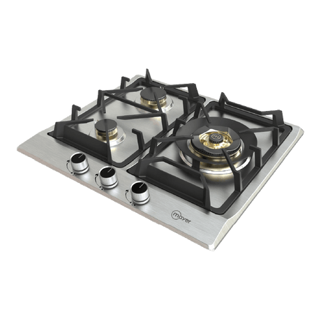60cm 3 Zone Stainless Steel Hob
