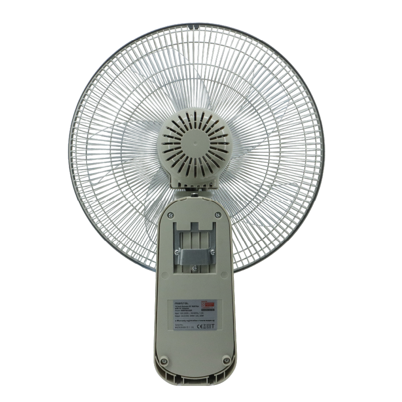 16" DC Wall Fan with Remote Control Grey