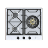 60cm 3 Zone Stainless Steel Hob