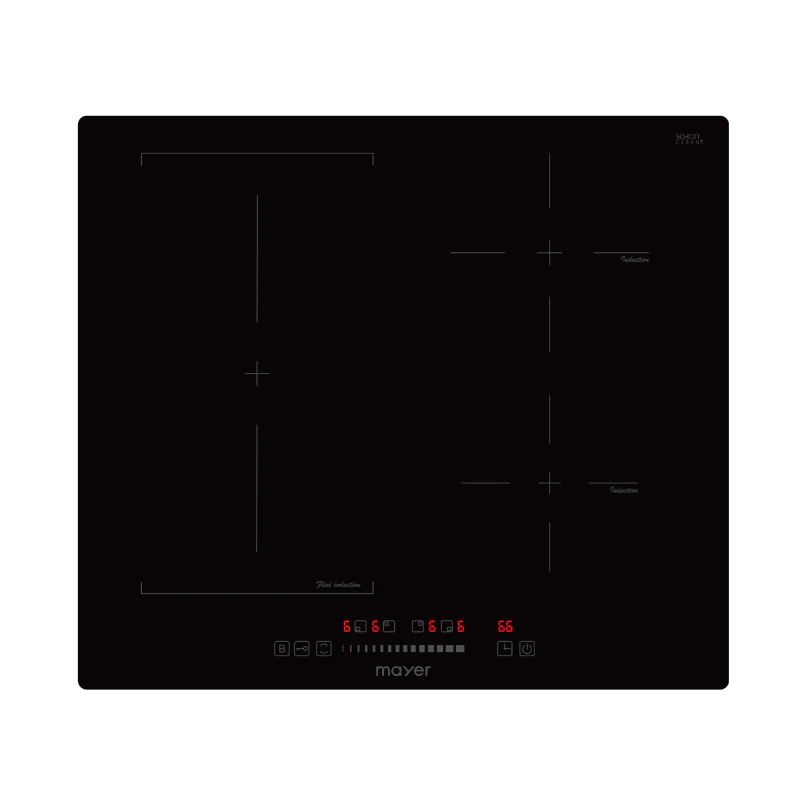 90 cm Semi-integrated Hood with Oil Tray + 60cm Flexi 3 Zone Induction Hob