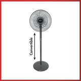 16” Stand Fan with Remote Control - Dark Grey