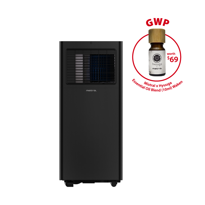12K BTU Portable Air Conditioner with Remote Free Mistral x Hyuuga Essential Oil Blend (10ml) worth $69