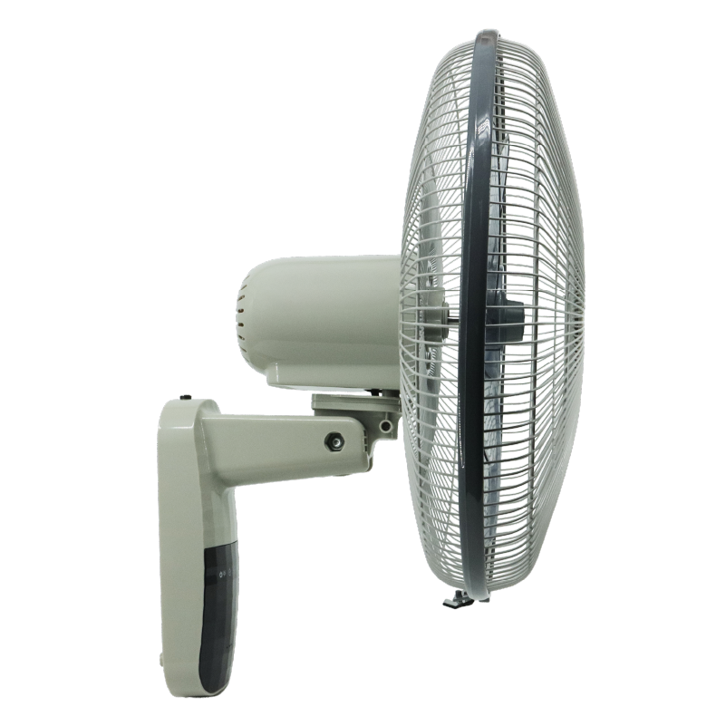 16" DC Wall Fan with Remote Control Grey