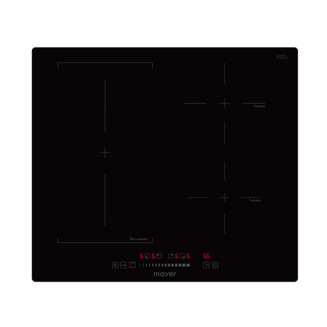 60cm Flexi 3 Zone Induction Hob + 90 cm Semi-integrated Hood with Oil Tray (FREE 5-pcs Set Cookware MSC5P)