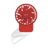 Mimica Cool Breeze Rechargeable USB Fan - Red White