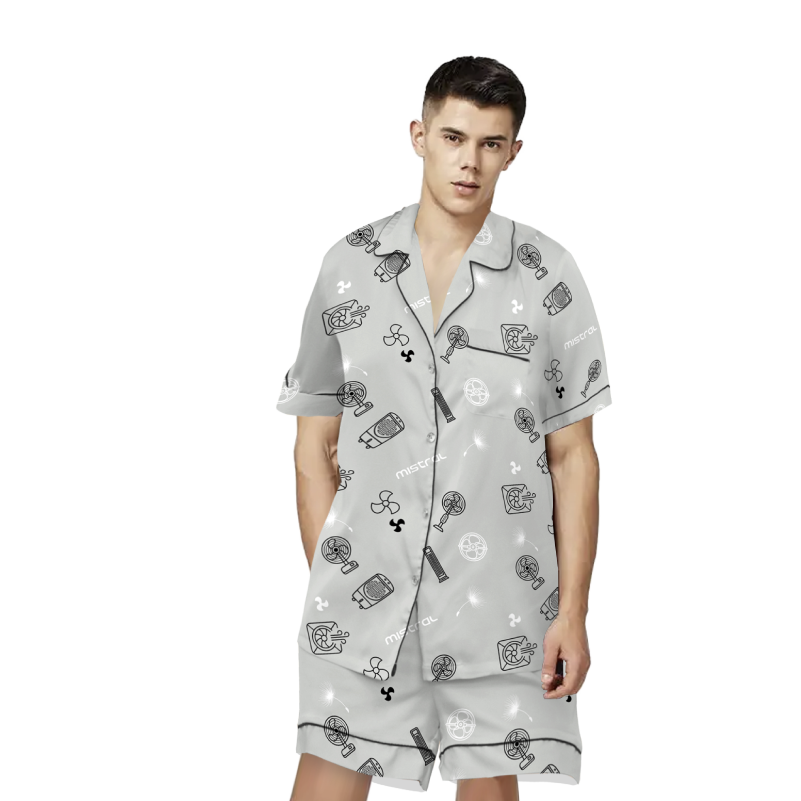 55th Anniversary Satin Pyjamas