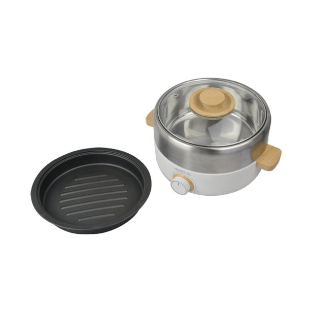 Electric hot pot and on sale grill