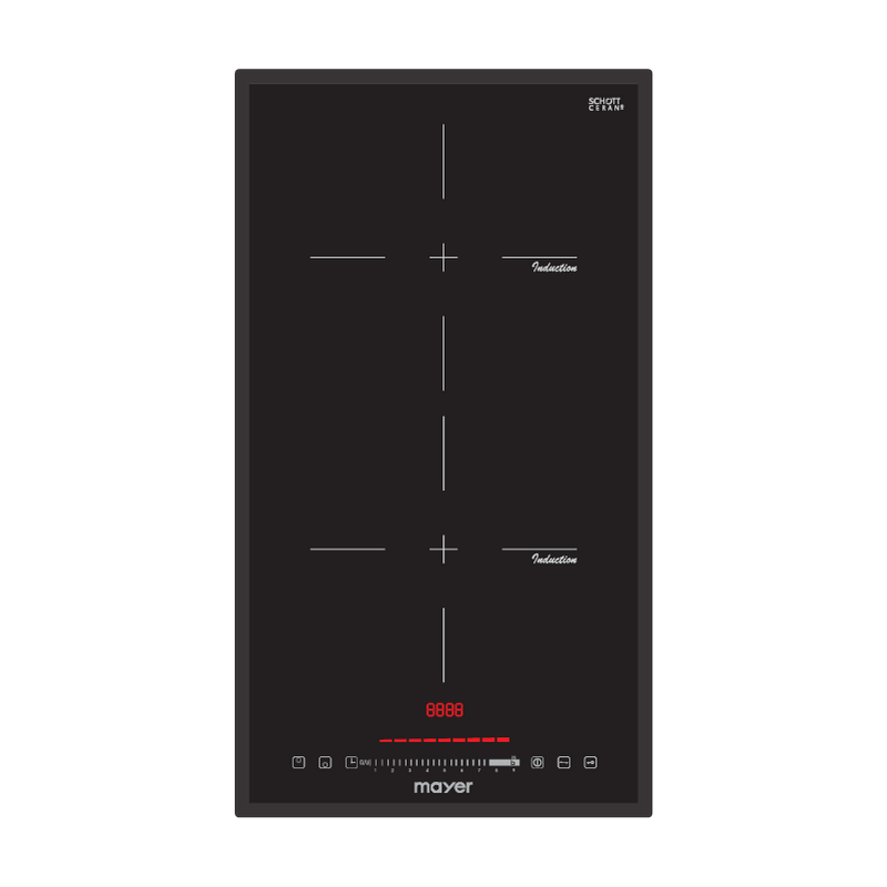 30cm 2 Zone Domino Induction Hob with Slider Mayer Singapore